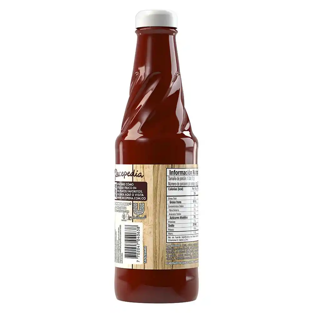 Salsa Fruco BBQ artesanal botella 400G