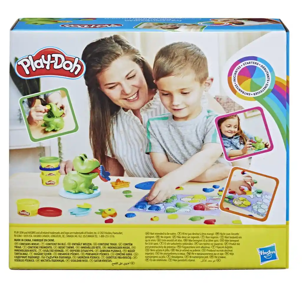 Masas Y Plastilinas Kit Inicial La Rana Y Los Colores Play Doh