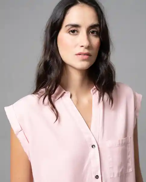Camisa Mujer Rosa Talla S 210G003 Rifle