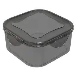 Novedades Plasticas Hermético Cuadrado Keep go Humo 1.7 L