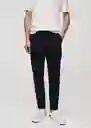 Pantalón Dublino Navy Talla 38 Hombre Mango