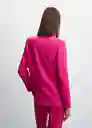 Blazer Americana Tempo Fucsia Talla 18 Mujer Mango