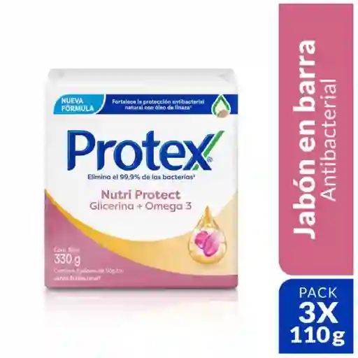 Protex Jabón Antibacterial Omega3 110 g