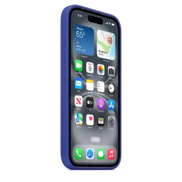 iPhone Case 16 Plus Silicone With Magsafe Ultramarine