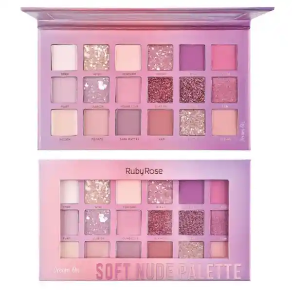  RUBY ROSE Paleta Soft Nude Palatte 