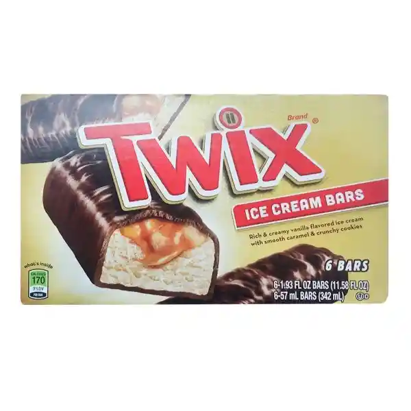 Twix Helado Barra