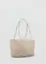 Bolso P Espa Off White Talla 99 Mujer Mango