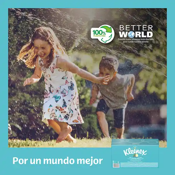 Pañuelos Faciales Kleenex Aromas té Verde & Pepino 150 Und