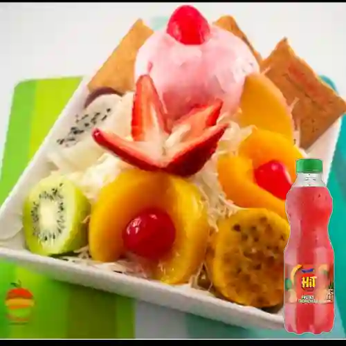 Combo Ensalada Especial + Hit Tropical 400Ml