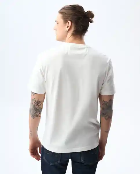 Camiseta Hombre Crudo Talla M 841G023_CRU110606 Americanino