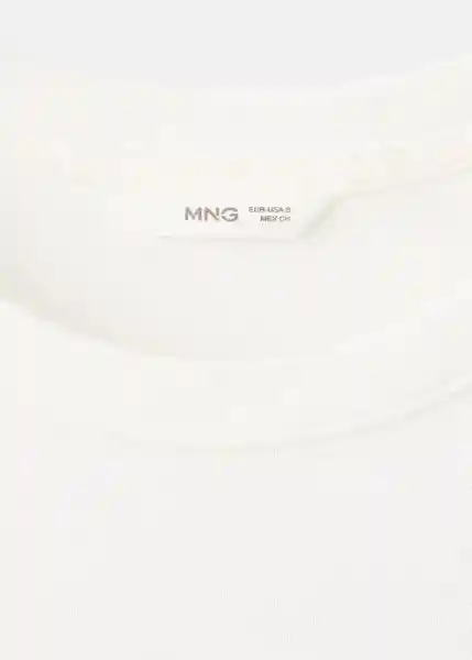 Camiseta Captain Offwhite Talla 23 Teen Niños Mango