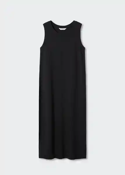 Vestido Andratx Negro Talla 22 Mango Teen Girl Mango