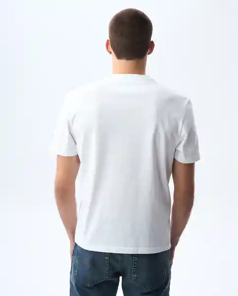Camiseta Hombre Blanco Talla M 841G023_BLA114001 Americanino