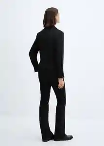 Camisa Ochi Negro Talla XS Mujer Mango