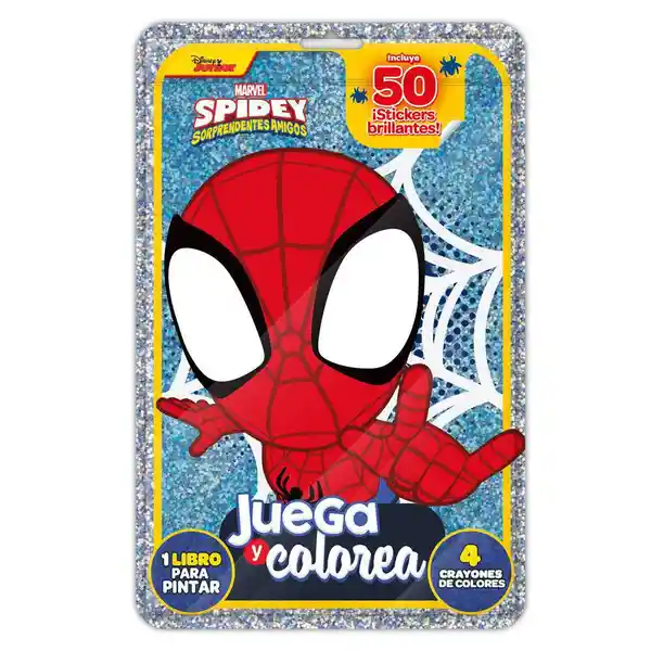 Disney Libro Spidey Juega y Colorea