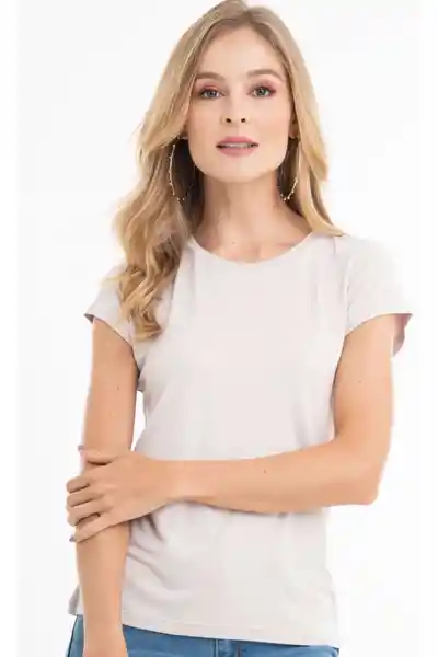 Ragged Camiseta Iris Color Beige Medio Talla S