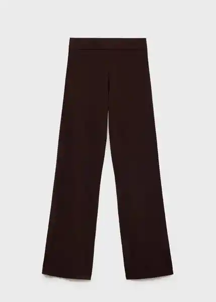 Pantalón Almibi Chocolate Talla M Mujer Mango