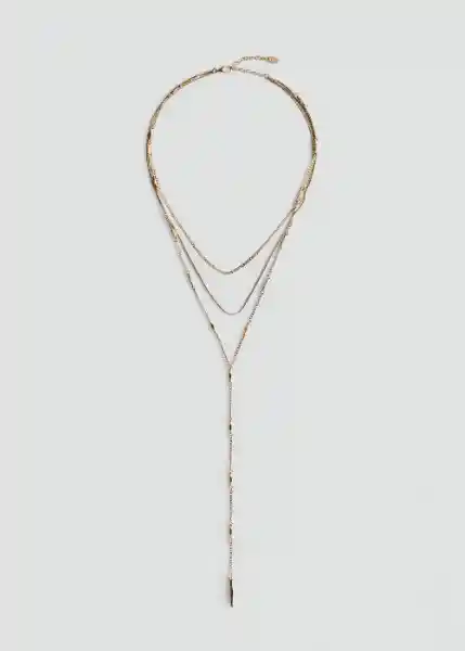 Collar Jackie Oro Talla 99 Mujer Mango