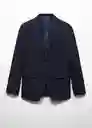 Blazer Americana Brasilia Navy Talla 52 Hombre Mango