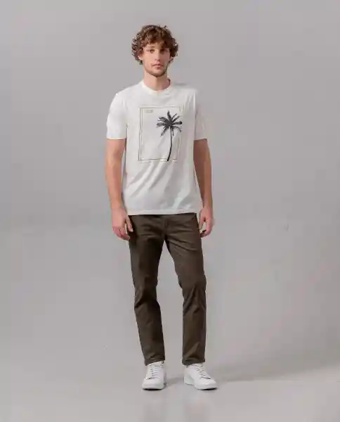 Camiseta Hombre Crudo L 109F109_CRU110605 Rifle