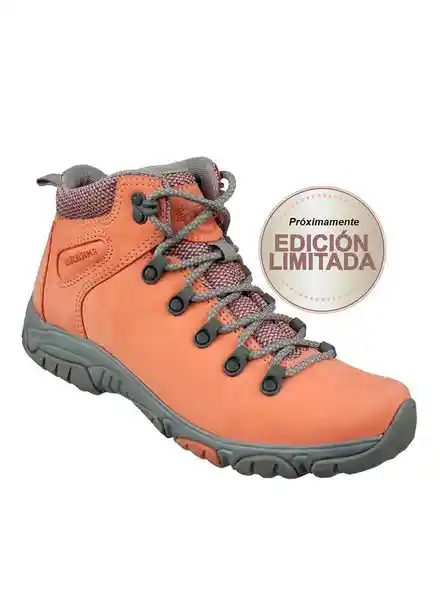 Botines Biker Mujer Rosado Talla 35