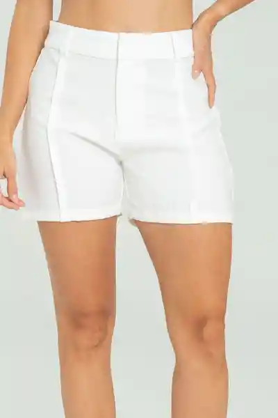 Short Khaynne Color Blanco Crudo Talla 8 Ragged