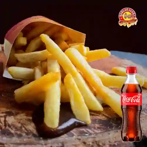 Combo Súper Papas + Coca-Cola Sabor Original 400 ml
