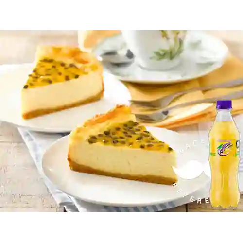 Combo Cheescake de Maracuya + Quatro Original 400ML