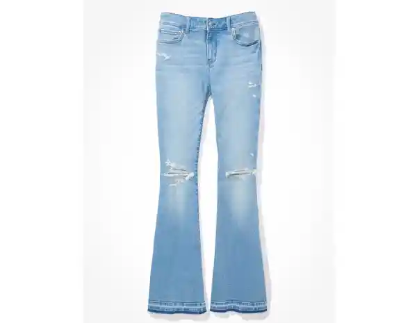 Jean Flare de Mujer Azul Talla 6 REGULAR American Eagle