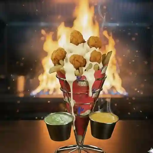 Papas lokas cronchi bbq