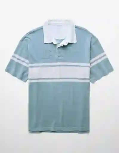 Camiseta Polo Hombre Azul Talla: X-SMALL 4188401 American Eagle