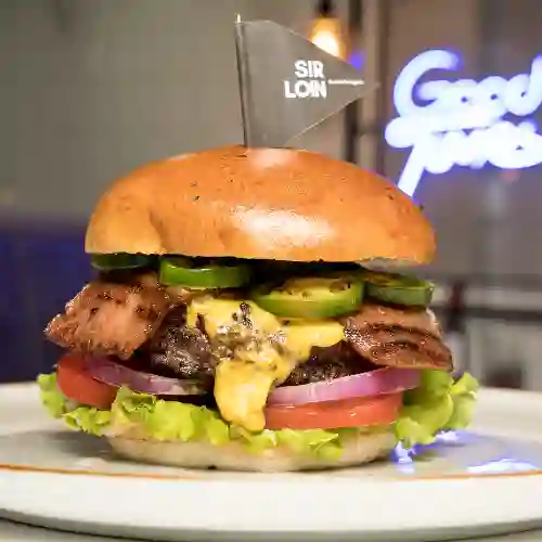 Hamburguesa Jalapeña Sencilla
