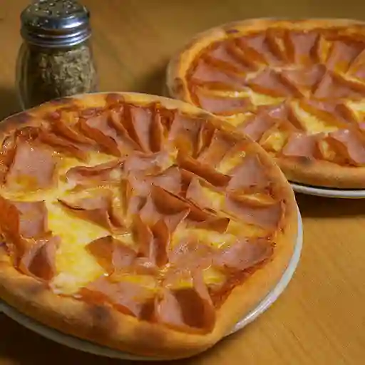 2X1 pizza prosciutto cotto personal