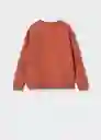 Sudadera Stuff2 Terracota Talla 12 Niños Mango