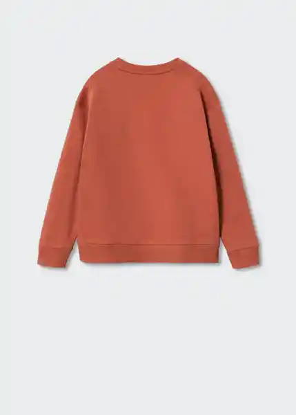 Sudadera Stuff2 Terracota Talla 12 Niños Mango