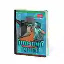 Scribe Cuaderno Cosido Medio Doble Linea / Ferrocarril 50 Hojas