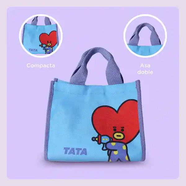 Lonchera Serie Tata Azul Bt21 Miniso