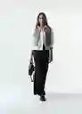 Camisa Mujer Gris Elefante Medio Talla L 413G056 Naf Naf