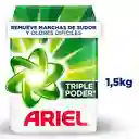 Detergente en Polvo Ariel Triple Poder de 1.5kg Jabon para Ropa