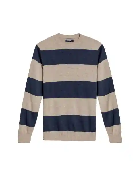 Suéter Retro Masculino Azul Marruecos Oscuro Talla S Chevignon