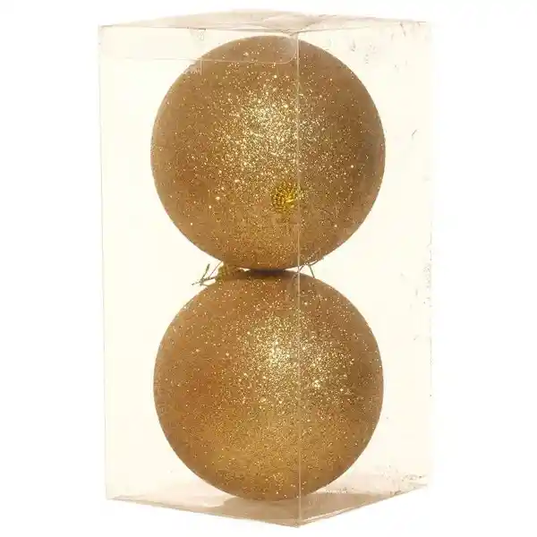 Set Bolas Dorado 12 cm 831-Mx2467-2599B Finlandek