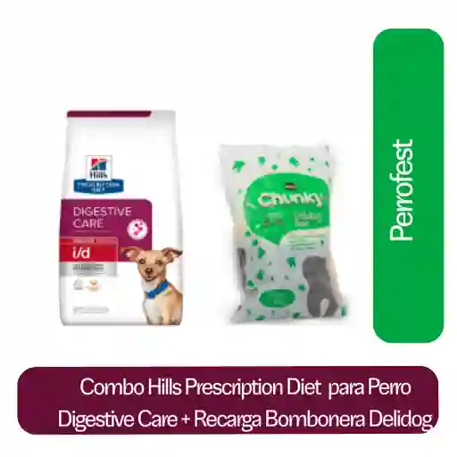 Combo Hills Perro Digestive Care + Recarga Bombonera Delidog