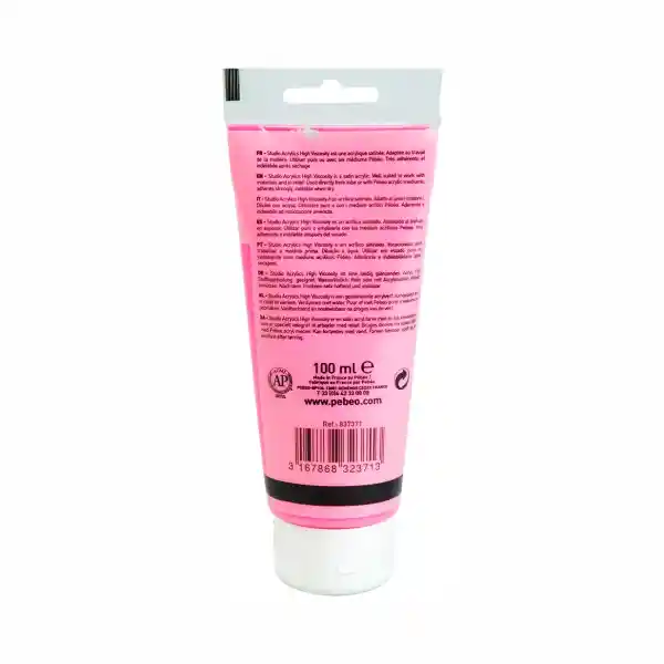 Pébéo Pintura Acrylic Studio Rosa Flúor 100 mL