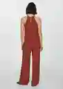 Pantalón Matilda Terracota Talla S Mujer Mango