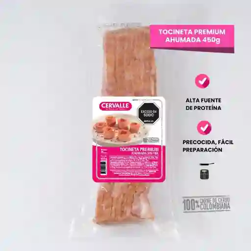 Tocineta Premium Ahumada X 450 G