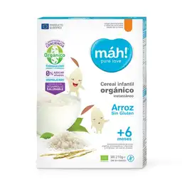 Mah! Cereal Infantil Organico de Arroz Instantaneo  