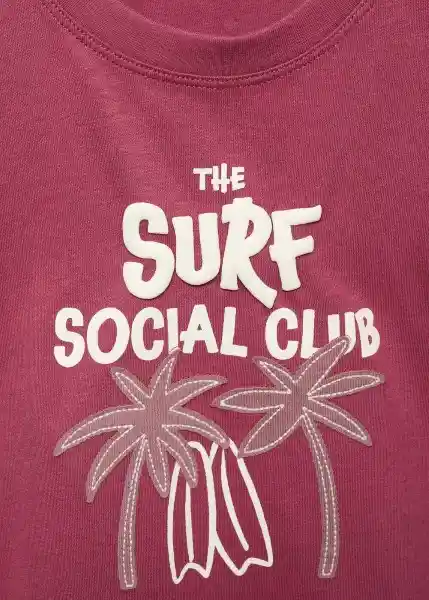 Camiseta Social Cereza Talla 66 Niños Mango