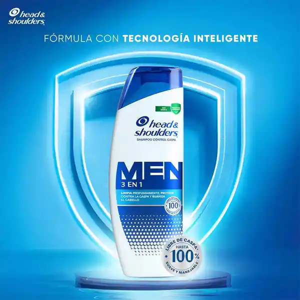 Head & Shoulders Shampoo 3 en 1 Men 650 mL