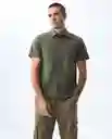 Camisa Hombre Verde Talla S 811G005_VER180527 Americanino