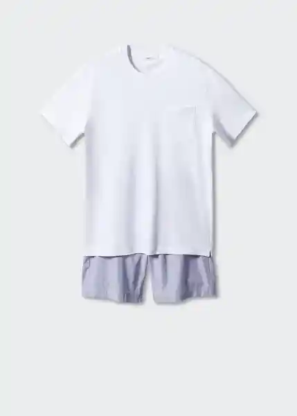 Pack Pijama James Azul Talla S Hombre Mango